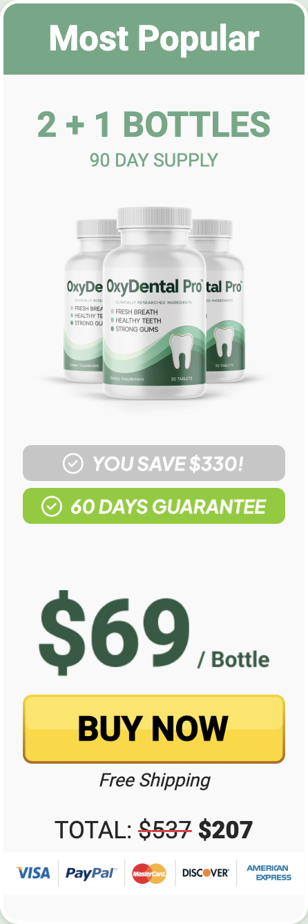 OxyDental Pro 90 day supply